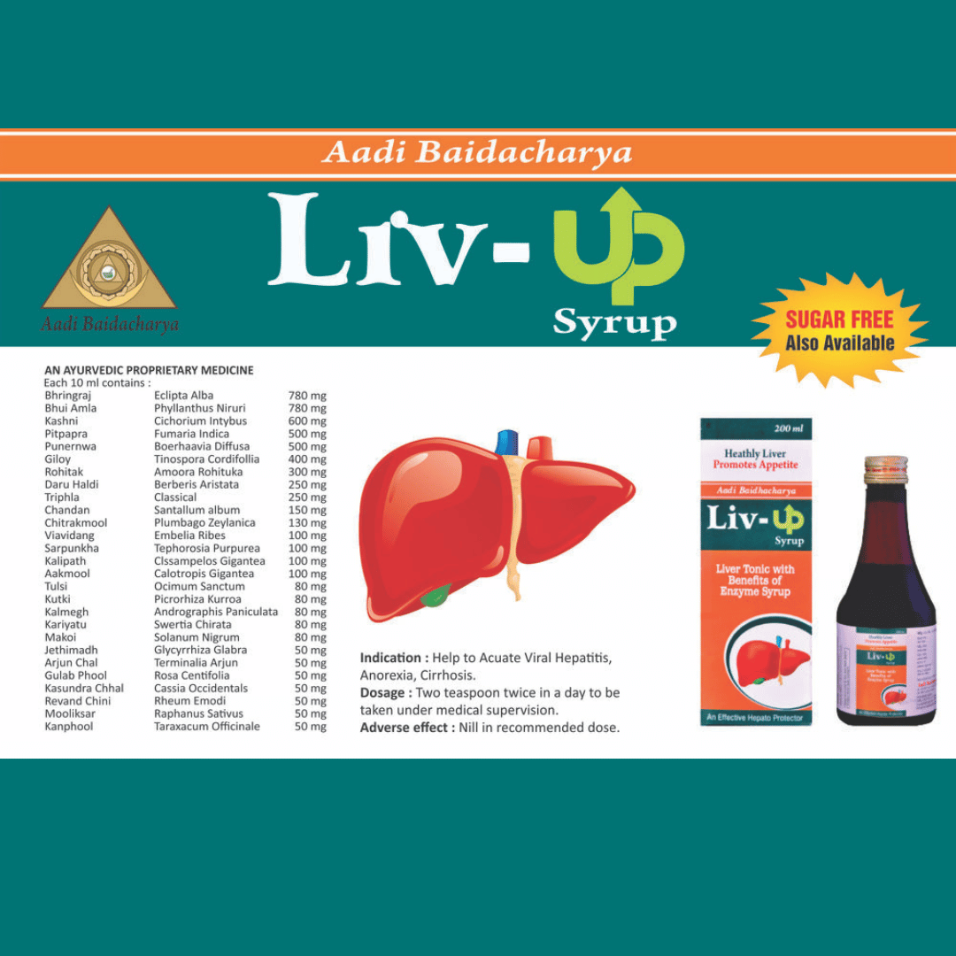 200ml Liv-up Syrup Manufacturer and Supplier in India